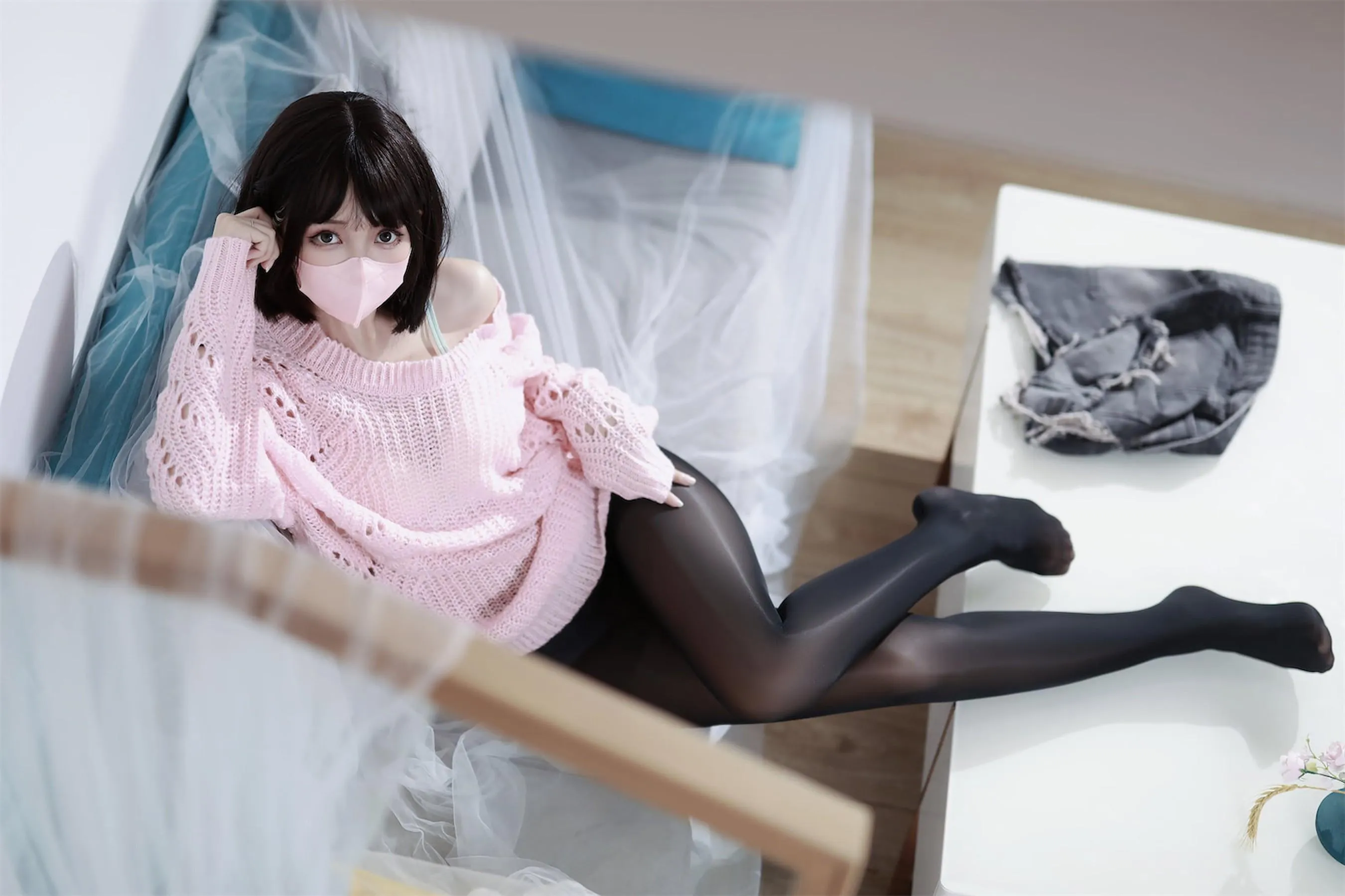 洛桑w伊梓 – NO.08 升玖老师 毛衣 [41P]插图6